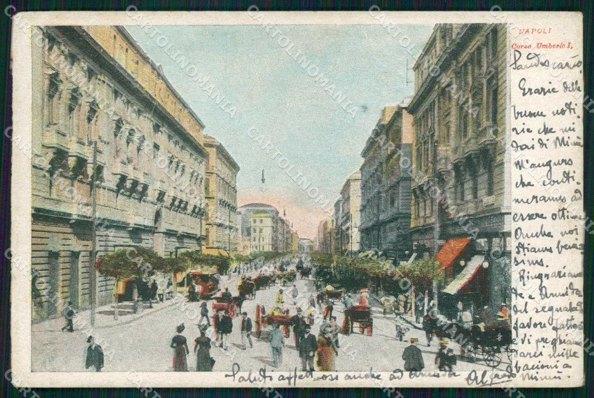 Napoli Città Corso Umberto I cartolina MX4847 – fronte