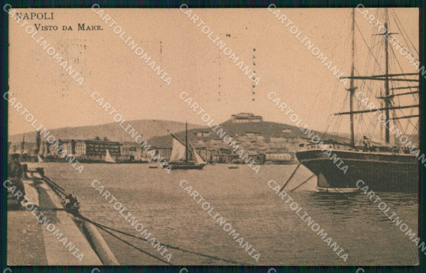Napoli Città Veduta dal Mare cartolina MX4877 – fronte
