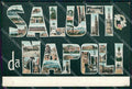 Napoli Città Saluti da Monumenti Vesuvio Ragozino 4514 cartolina MX4879 – fronte