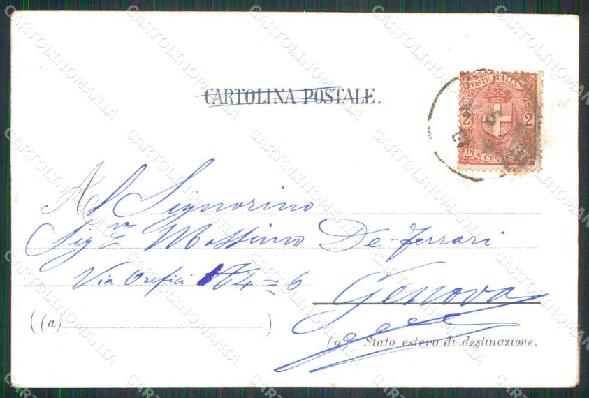 Napoli Città Piliero Punto Franco Barche Kunzli 5602 cartolina MX4889 – retro