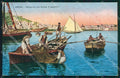Napoli Città Mergellina Barche di Pescatori Mestieri cartolina MX4893 – fronte