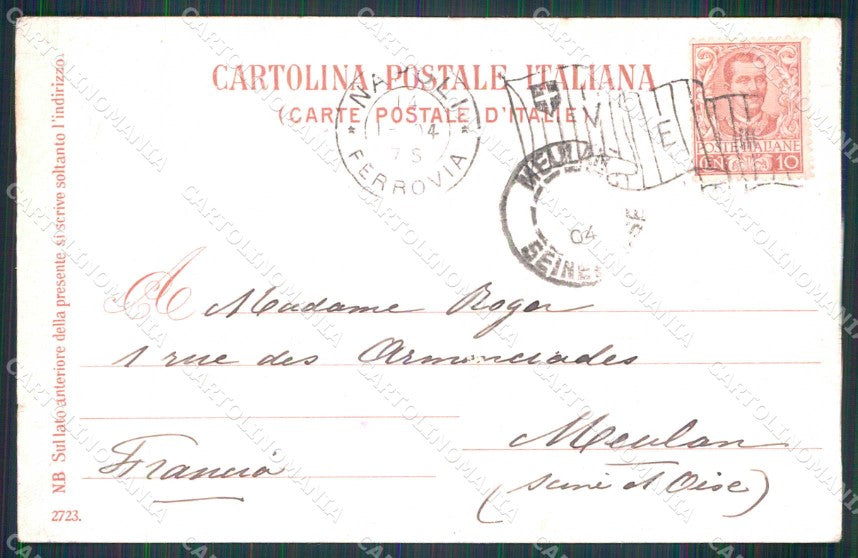 Napoli Città Piazza Medina Ragozino 2723 cartolina MX4896 – retro