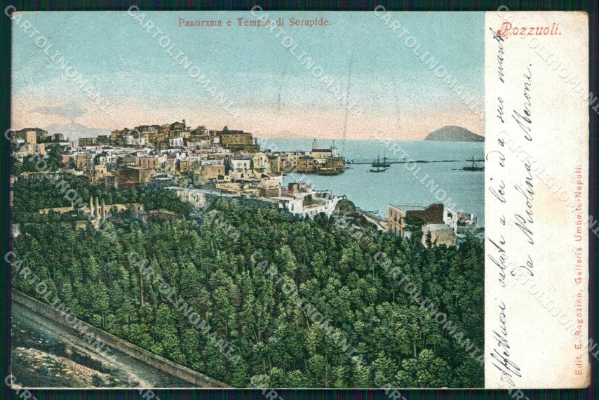 Napoli Pozzuoli Veduta Generale Tempio Serapide Ragozino cartolina MX4899 – fronte