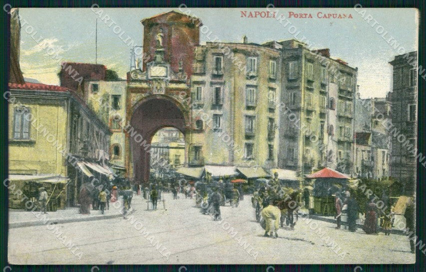 Napoli Città Porta Capuana cartolina MX4904 – fronte
