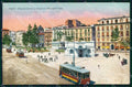 Napoli Città Piazza Cavour Stazione Metropolitana Tram cartolina MX4922 – fronte