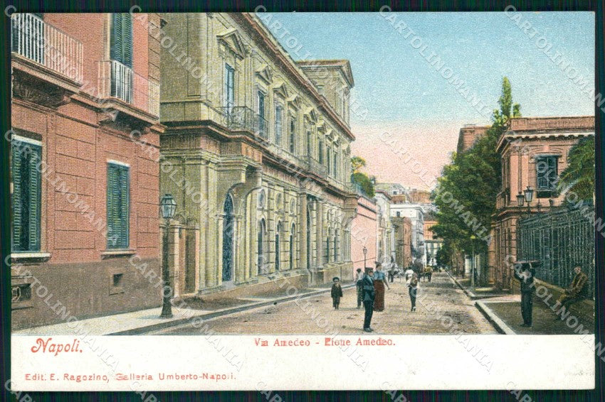 Napoli Città Via Amedeo Rione Amedeo Ragozino 3524 cartolina MX4930 – fronte