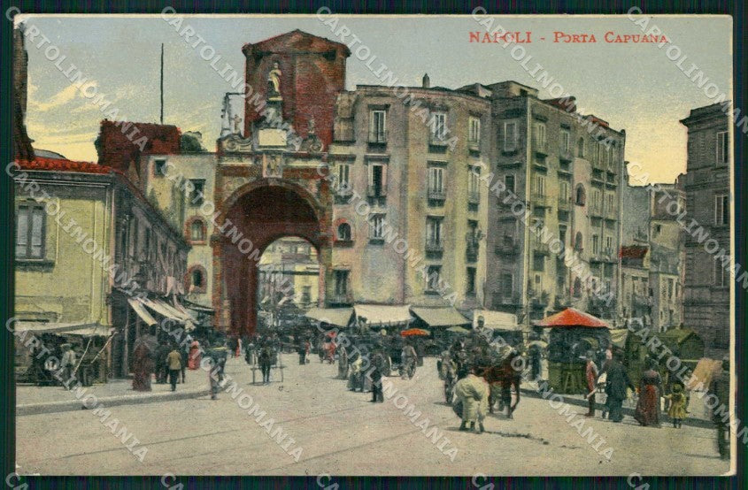 Napoli Città Porta Capuana cartolina MX4933 – fronte