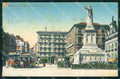 Napoli Città Piazza Monumento Dante Tram ABRASA Ragozino cartolina MX4940 – fronte