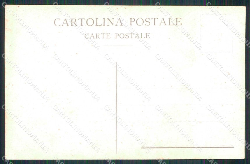 Napoli Città Santa Lucia Hotel Sala Pranzo Richter PIEGHINA cartolina MX4974 – retro