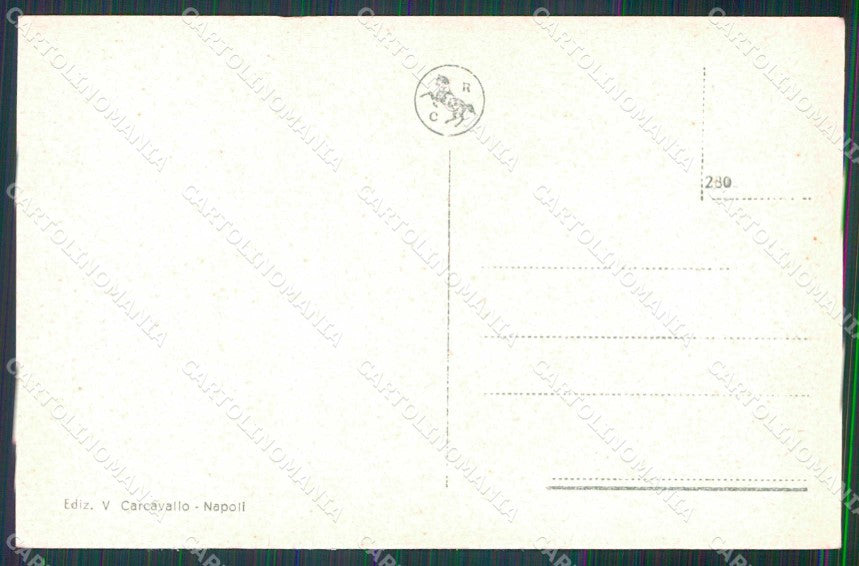 Napoli Città Palazzo Poste Telegrafi Tram cartolina MX4981 – retro
