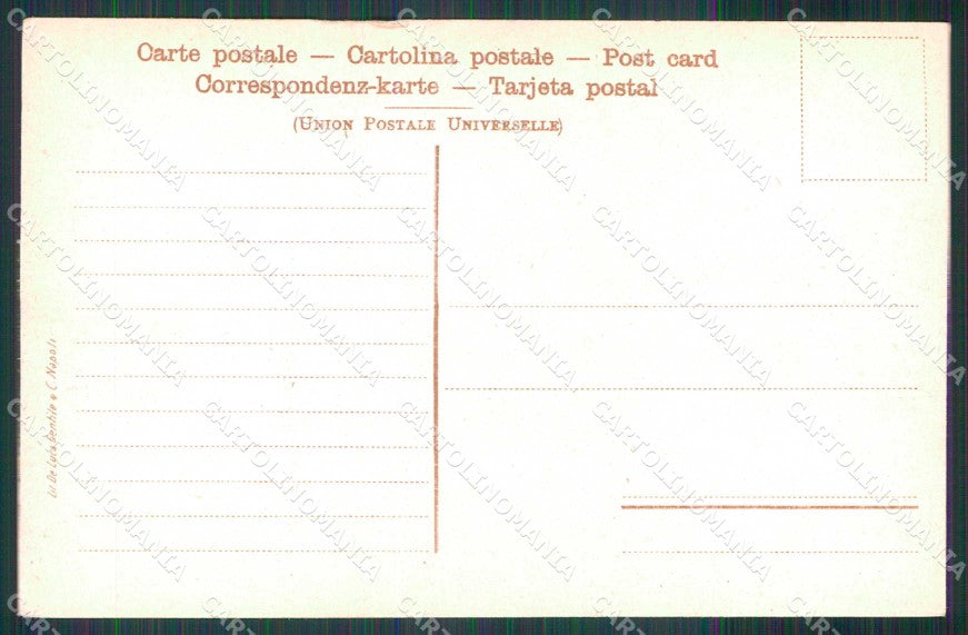 Napoli Città Strada Santa Lucia Vecchia cartolina MX4984 – retro