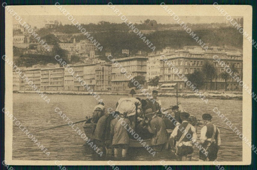 Napoli Città Marechiaro Mestieri Pescatori cartolina MX4986 – fronte