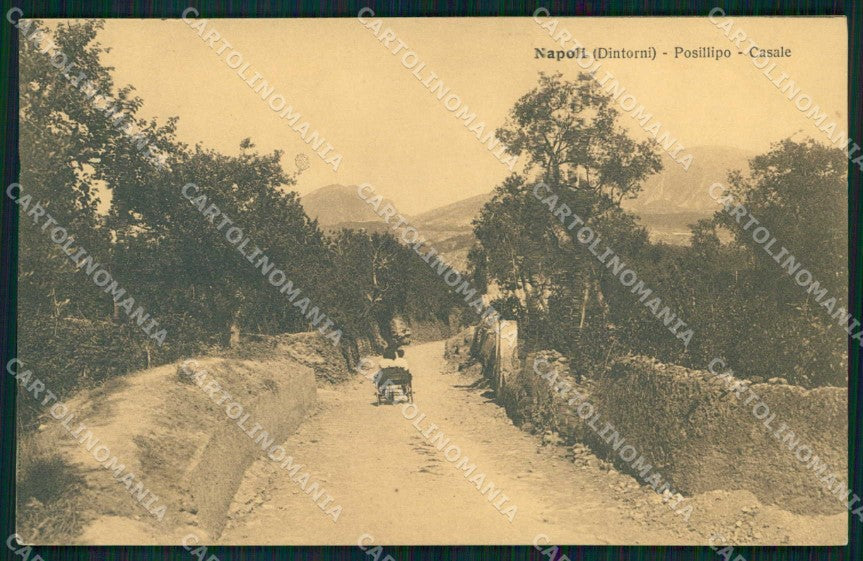 Napoli Città Posillipo Casale Alterocca 1941 cartolina MX4996 – fronte