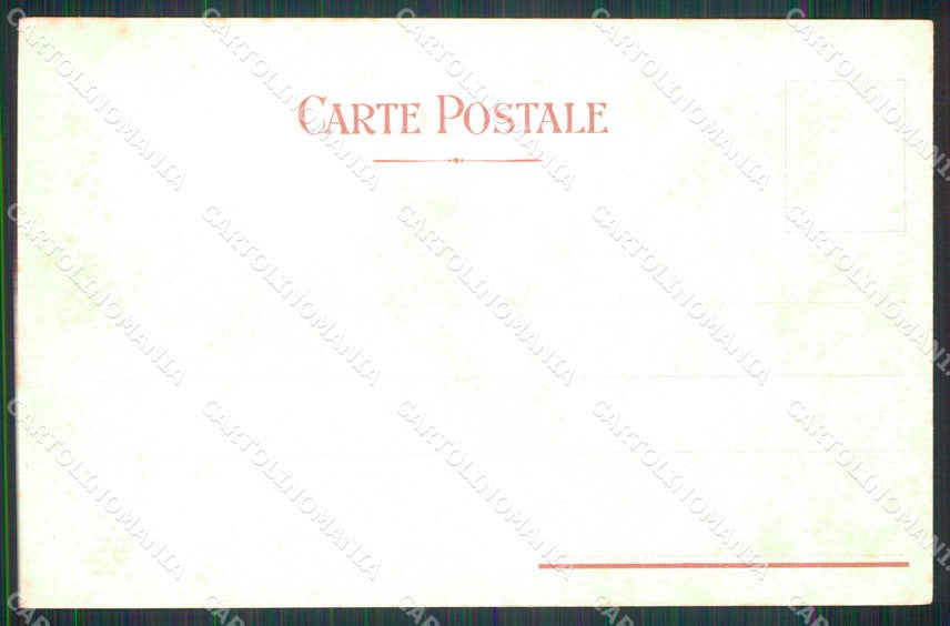 Napoli Città Santa Lucia Hotel Ristorante Richter cartolina MX5000 – retro