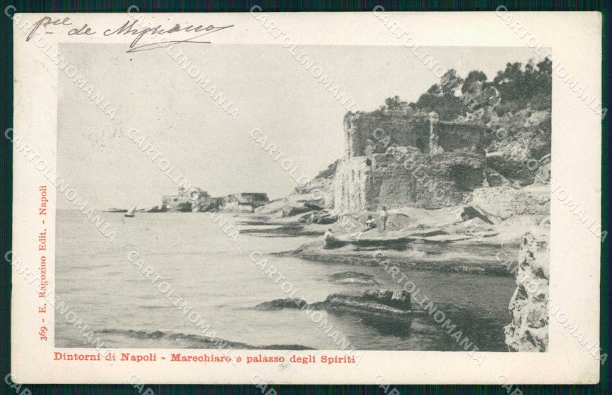 Napoli Città Marechiaro Palazzo Spiriti Ragozino 369 cartolina MX5002 – fronte