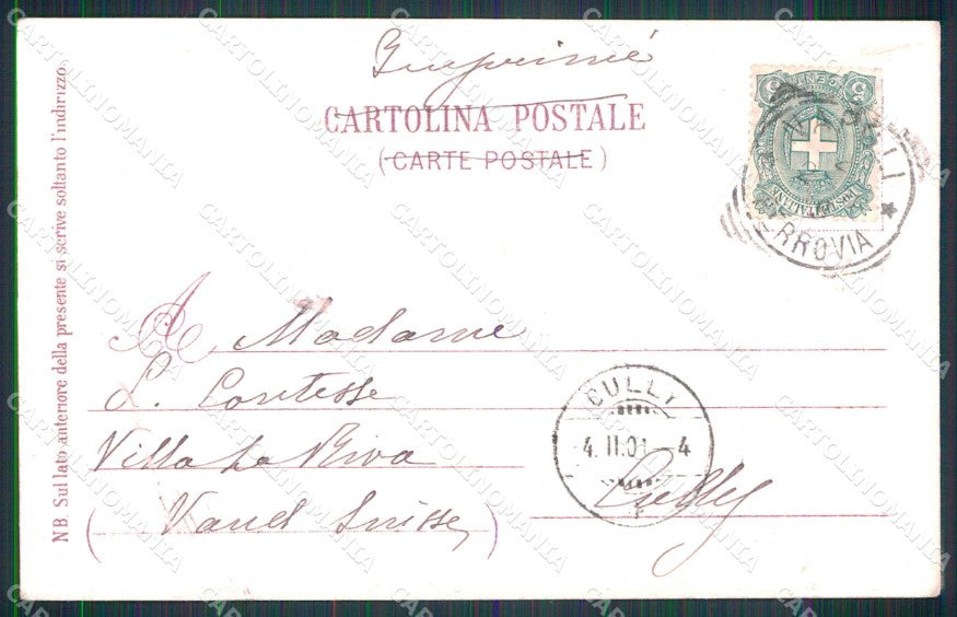 Napoli Città Marechiaro Palazzo Spiriti Ragozino 369 cartolina MX5002 – retro
