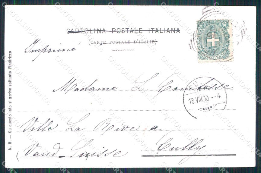 Napoli Città Entrata Porto Mercantile Ragozino 28 cartolina MX5003 – retro