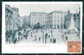 Napoli Città Piazza Monumento Dante Via Roma cartolina MX5008 – fronte