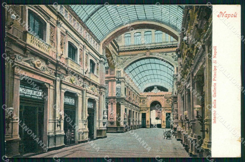 Napoli Città Galleria Principe di Napoli Interno Ragozino 2605 cartolina MX5014 – fronte