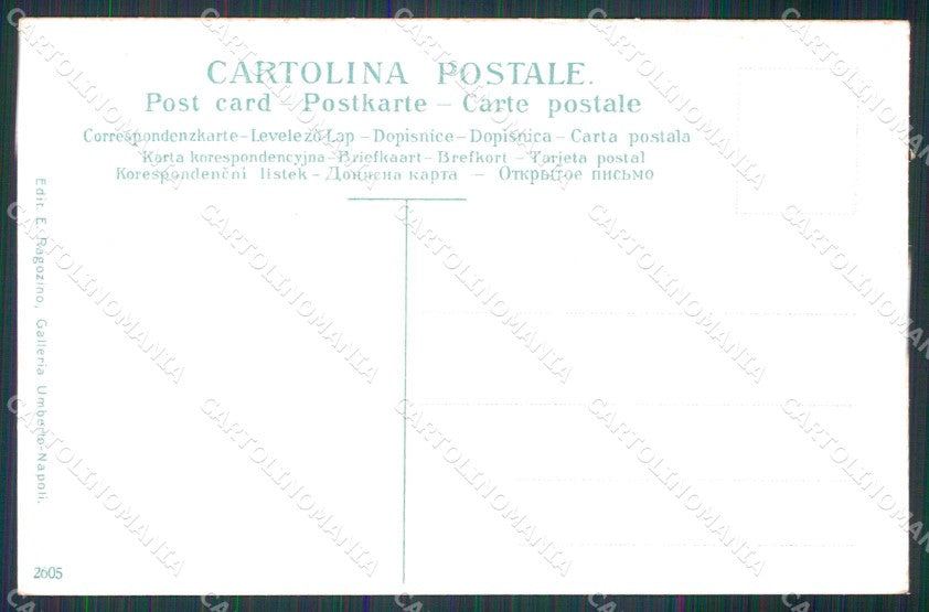 Napoli Città Galleria Principe di Napoli Interno Ragozino 2605 cartolina MX5014 – retro