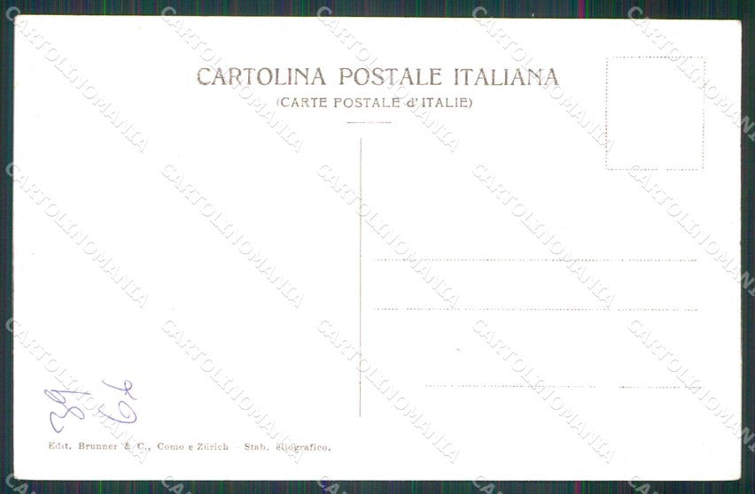 Napoli Città Piazza Plebiscito Brunner 8100 cartolina MX5017 – retro