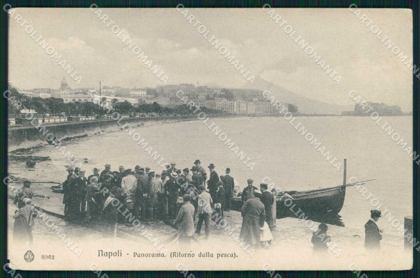 Napoli Città Pescatori Ritorno dalla Pesca Brunner 8062 cartolina MX5019 – fronte