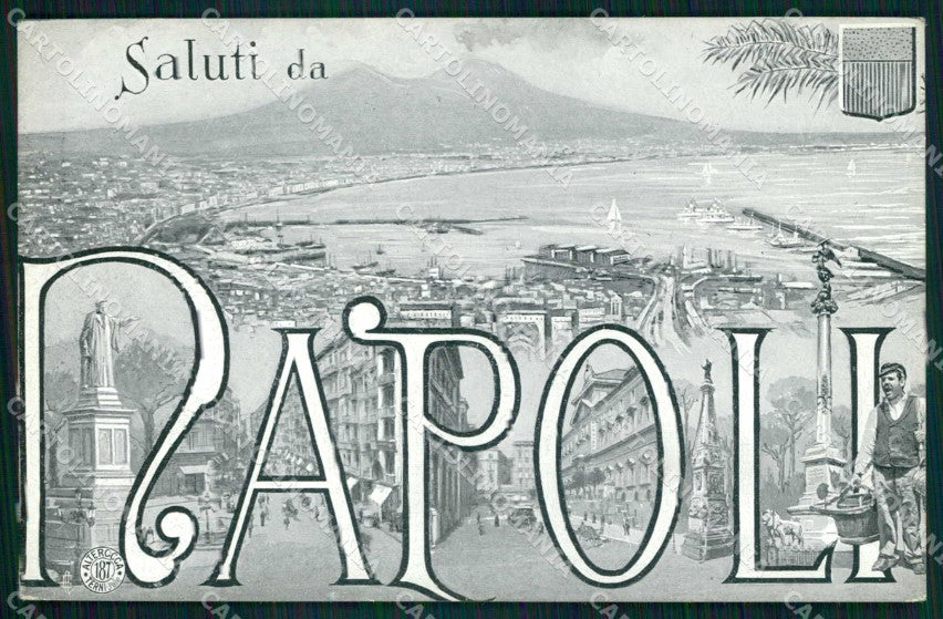 Napoli Città Saluti da Vesuvio Alterocca 187 cartolina MX5034 – fronte