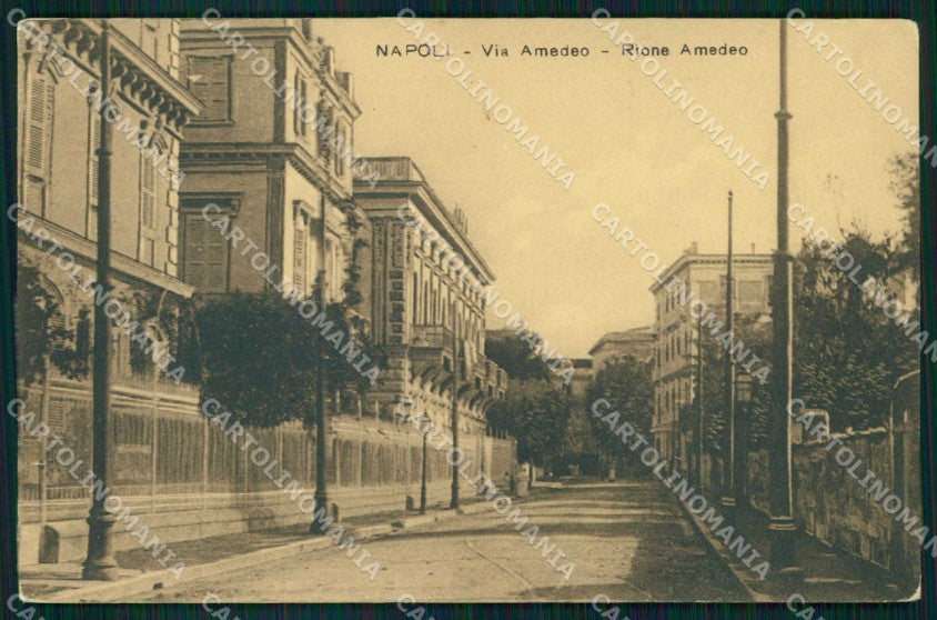 Napoli Città Via Amedeo Rione Amedeo Ragozino 22792 cartolina MX5050 – fronte