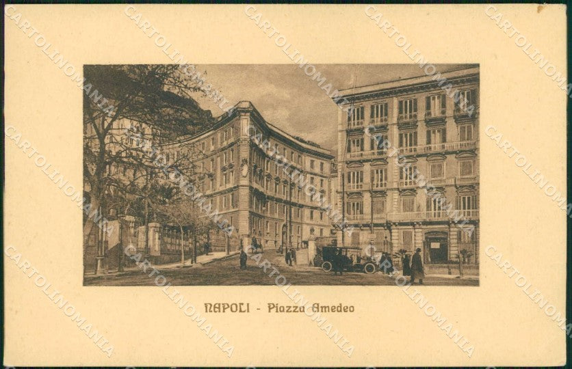 Napoli Città Piazza Amedeo cartolina MX5056 – fronte