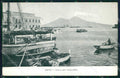 Napoli Città Immacolatella Veduta Vesuvio cartolina MX5057 – fronte