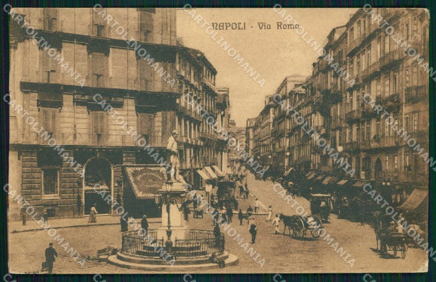 Napoli Città Via Roma cartolina MX5061 – fronte