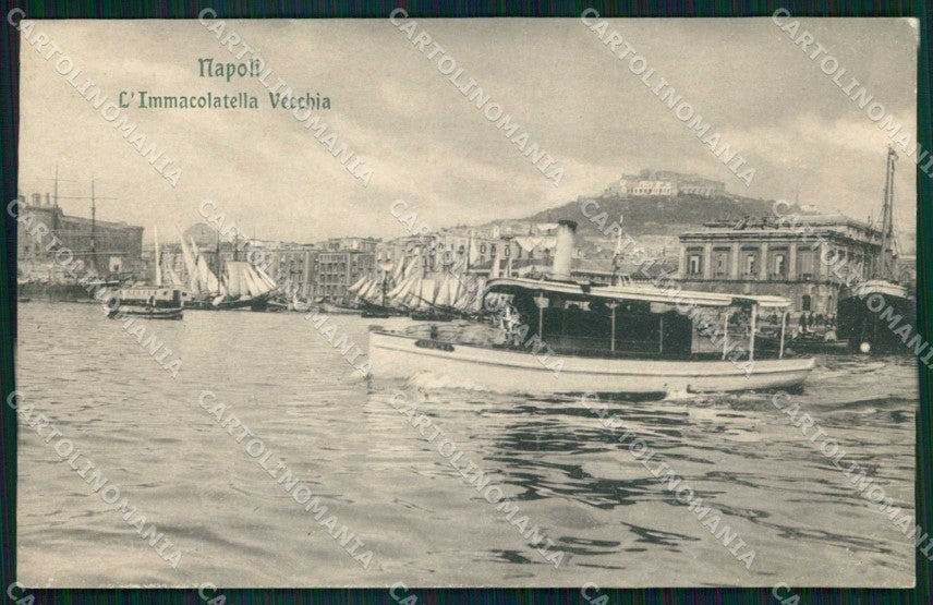 Napoli Città Immacolatella Vecchia Barche Ragozino 22091 137 cartolina MX5066 – fronte