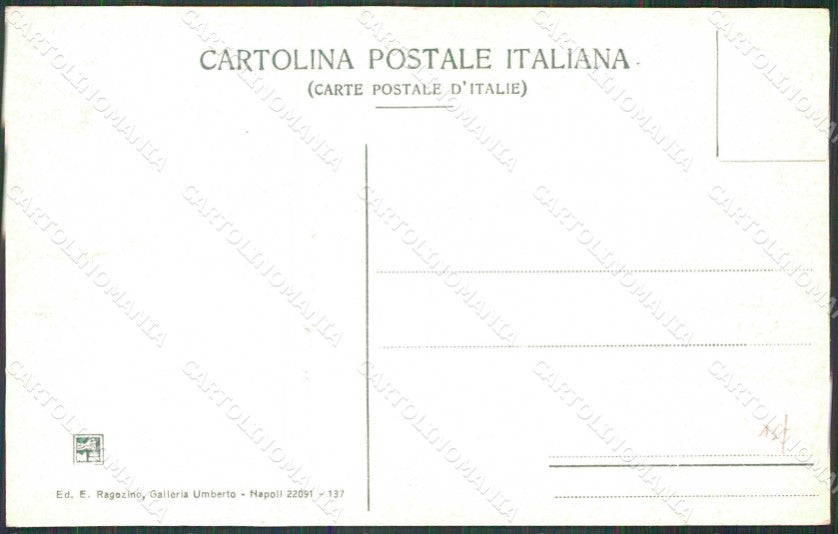 Napoli Città Immacolatella Vecchia Barche Ragozino 22091 137 cartolina MX5066 – retro