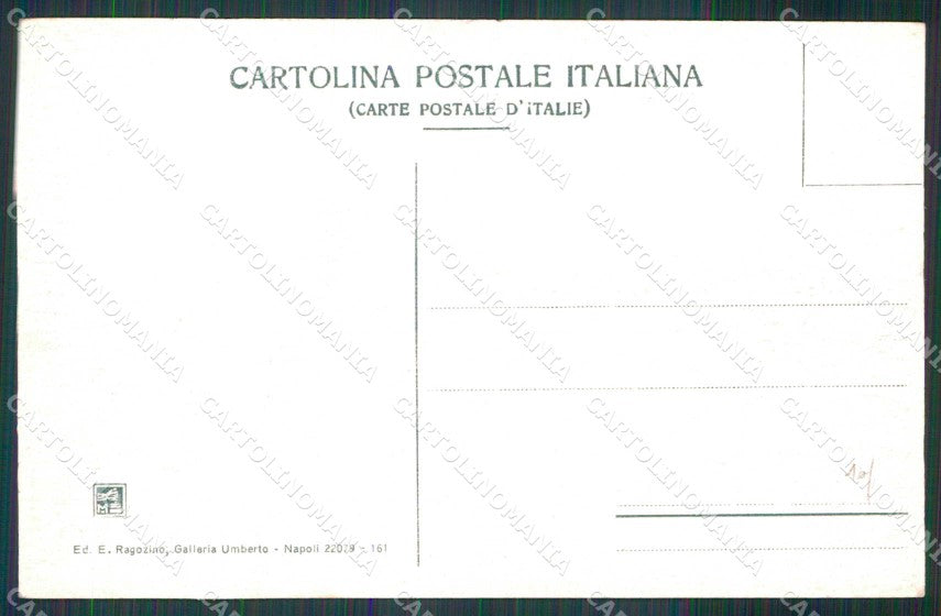 Napoli Città Castel Nuovo Mare con Barche Ragozino 22079 161 cartolina MX5068 – retro