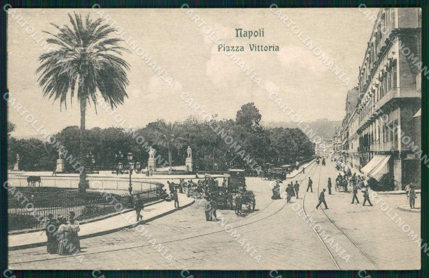 Napoli Città Piazza Vittoria Ragozino 25668 cartolina MX5070 – fronte