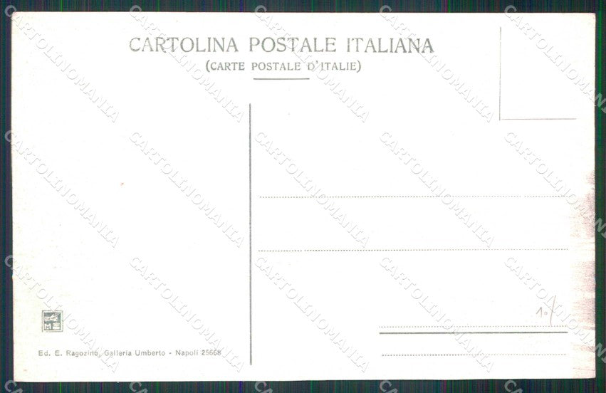 Napoli Città Piazza Vittoria Ragozino 25668 cartolina MX5070 – retro
