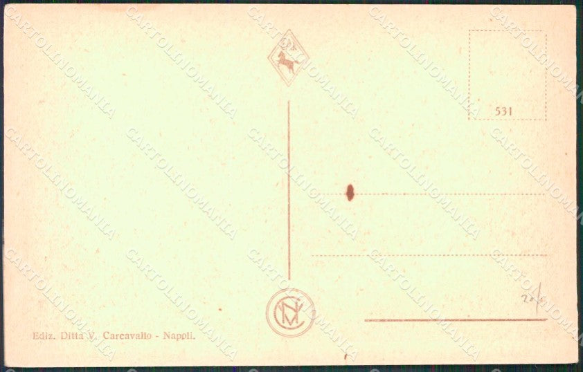 Napoli Città Giardini Litoranea cartolina MX5073 – retro