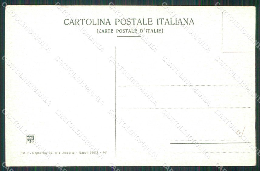 Napoli Città Castel Nuovo Mare con Barche Ragozino 22079 161 cartolina MX5074 – retro