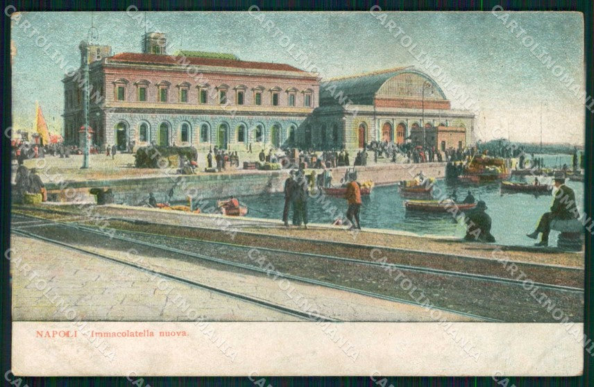 Napoli Città Immacolatella Nuova cartolina MX5079 – fronte
