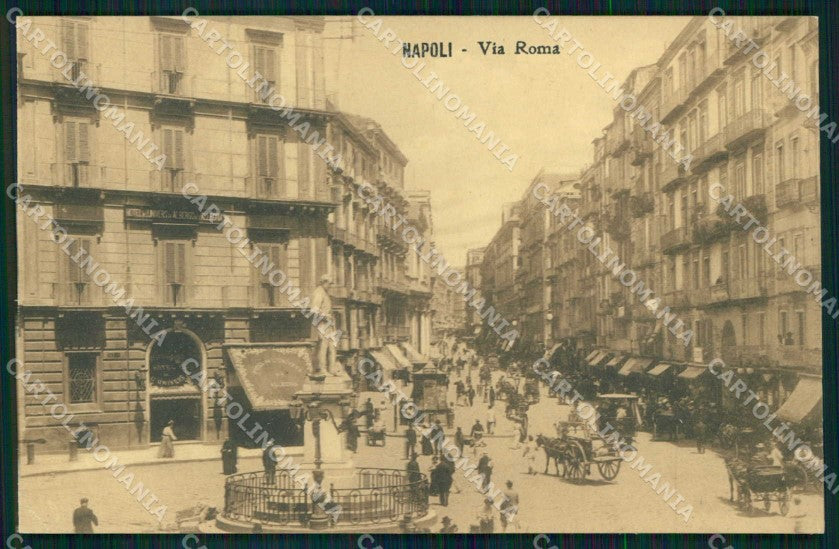 Napoli Città Via Roma cartolina MX5087 – fronte