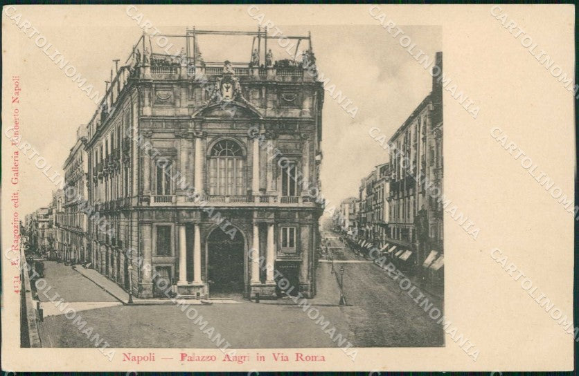 Napoli Città Palazzo Angri Via Roma Ragozino 4134 cartolina MX5094 – fronte