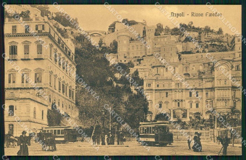 Napoli Città Rione Amedeo Tram Alterocca 1965 cartolina MX5098 – fronte