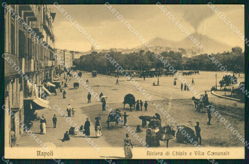Napoli Città Riviera Chiaia Villa Comunale Ragozino 2683 cartolina MX5116 – fronte