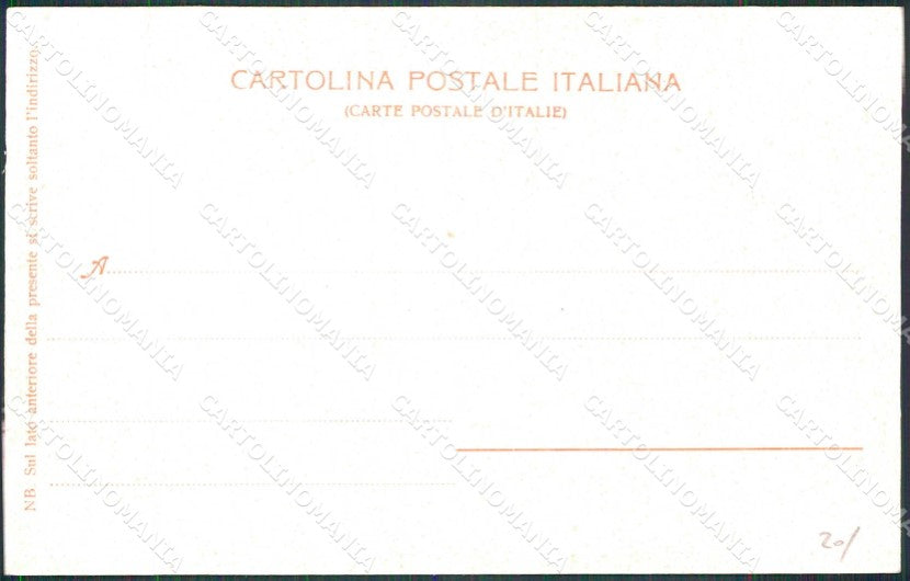 Napoli Città Santa Lucia Nuova Barca cartolina MX5121 – retro