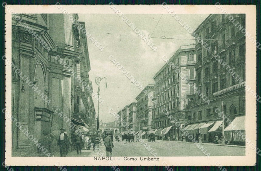 Napoli Città Corso Umberto I Tram cartolina MX5126 – fronte