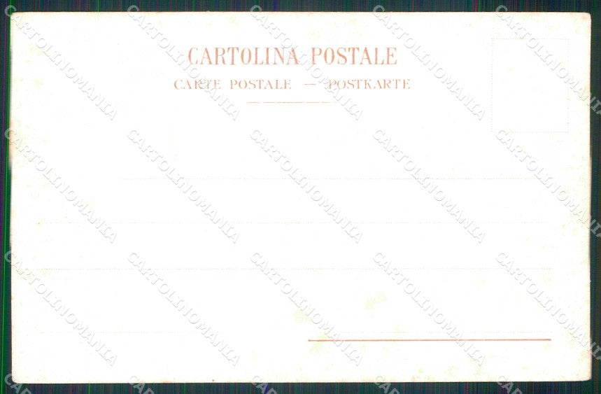 Napoli Città Palace Hotel Bertolini Richter cartolina MX5134 – retro