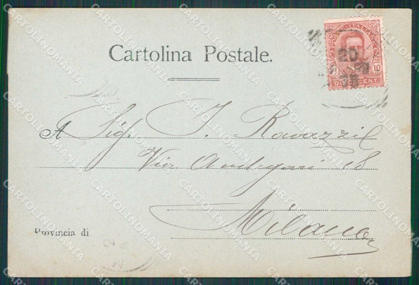 Napoli Città Villa Municipale Chiaro di Luna Stengel 11203 cartolina MX5138 – retro