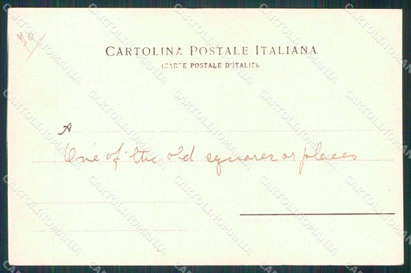 Napoli Città Porta Capuana Tramway Ragozino 4125 cartolina MX5139 – retro