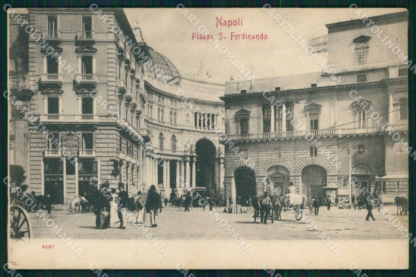 Napoli Città Piazza San Ferdinando cartolina MX5146 – fronte
