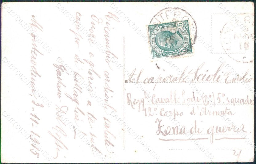 Napoli Città Piazza Dante Tram Alterocca 5796 cartolina MX5164 – retro